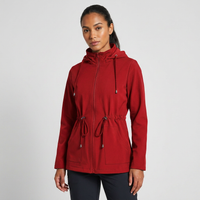 Wendy | Women's Hooded Utility Jacket, Drawstring Waist