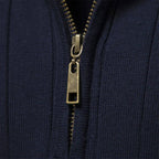 Men's blue soft knitted jumper for everyday autumn wear