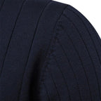 Men's blue soft knitted jumper for everyday autumn wear