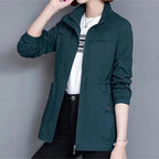 Waterproof cinched-waist jacket, additional product view