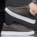 Slip-on trainers, product still life
