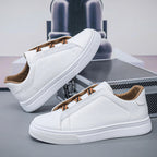 Slip-on trainers, product still life