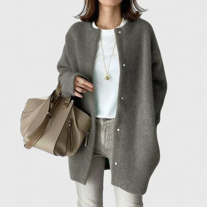 Women's Soft Knit Longline Cardigan