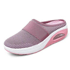 Breathable slip-on comfort sandals, product still life