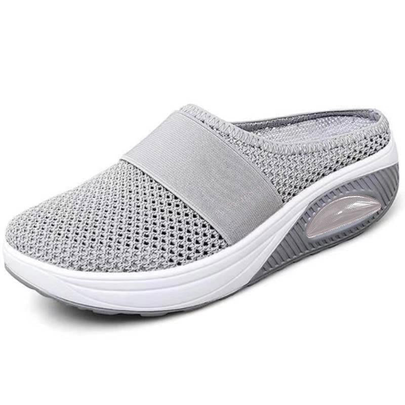 Breathable slip-on comfort sandals, product still life