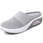 Breathable slip-on comfort sandals, product still life