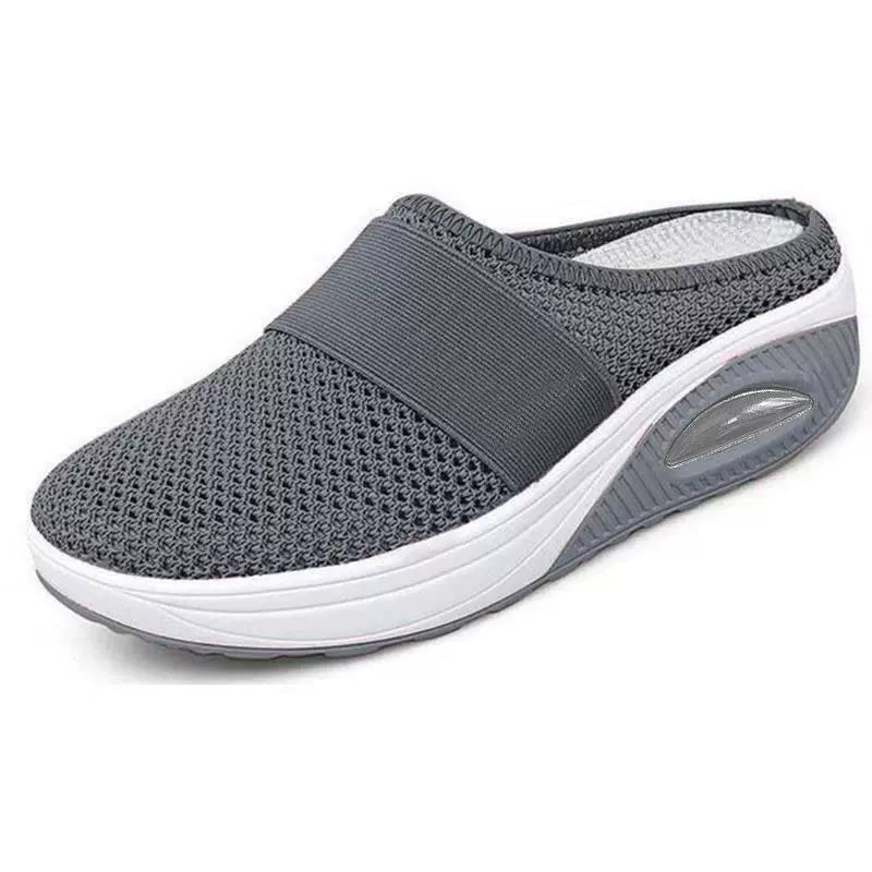Breathable slip-on comfort sandals, product still life