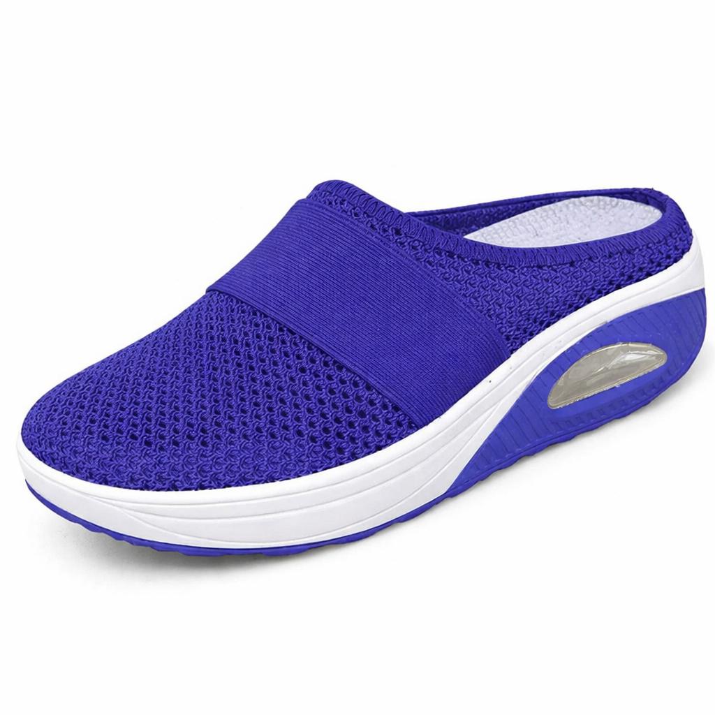 Breathable slip-on comfort sandals, product still life
