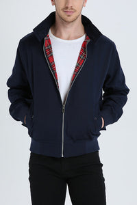 Roland | Men's Ribbed Cuff Harrington Jacket for Transitional Autumn Wear