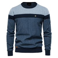 Gregory | Men's Classic Crew Neck Knitted Jumper for Autumn Layering