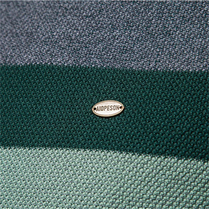 Men's blue classic crew neck knitted jumper for autumn