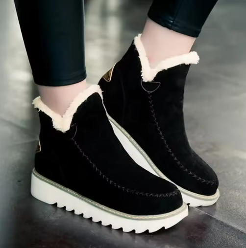 Wide fit ankle boots with side zip, product still life