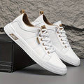 Men's outdoor walking trainers with chunky tread sole