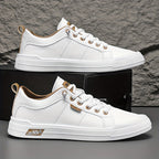 Men's outdoor walking trainers with chunky tread sole