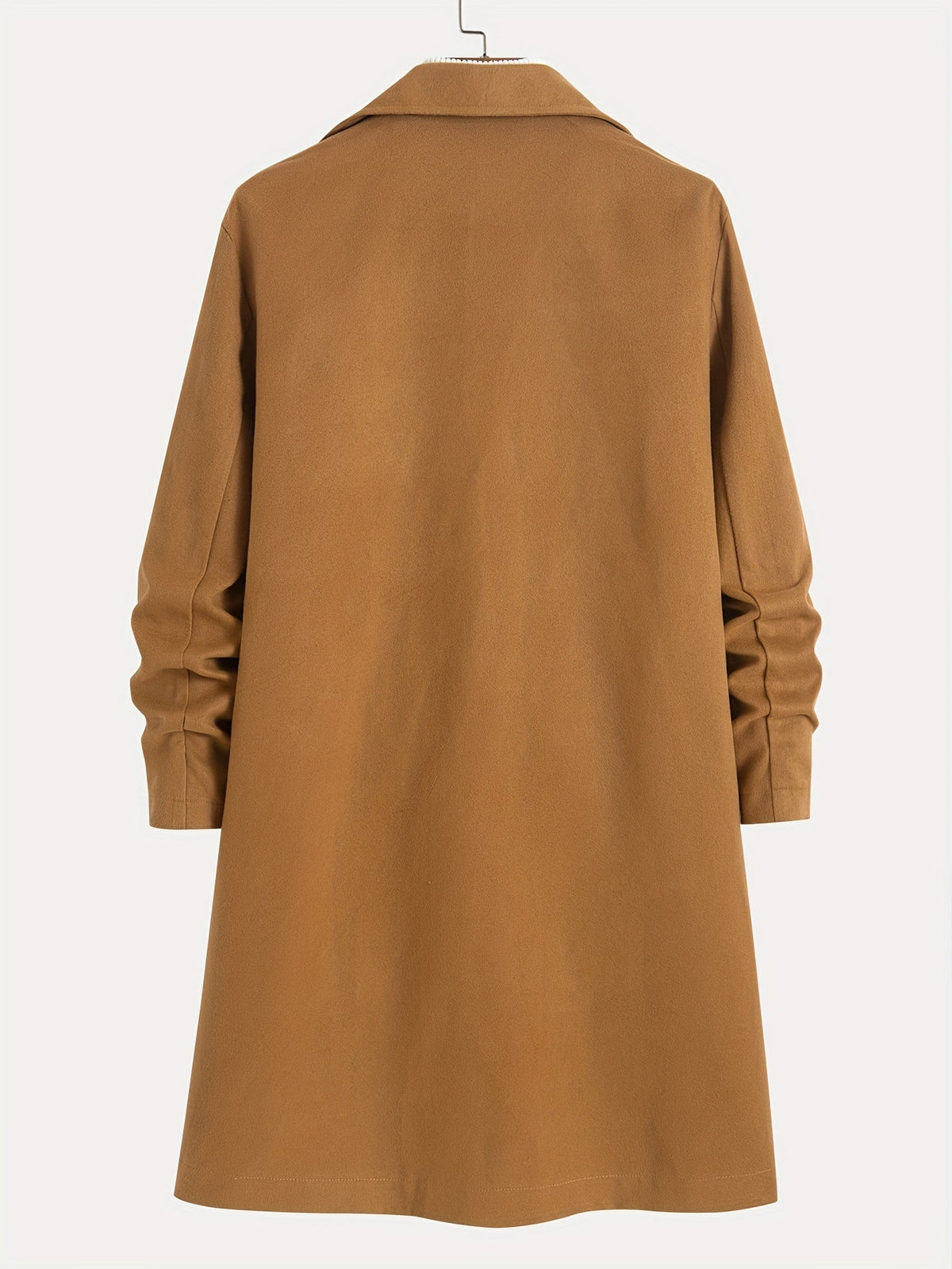 Tailored longline coat, product still life