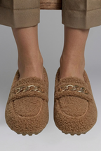 Slip-on loafers for everyday winter wear, product still life
