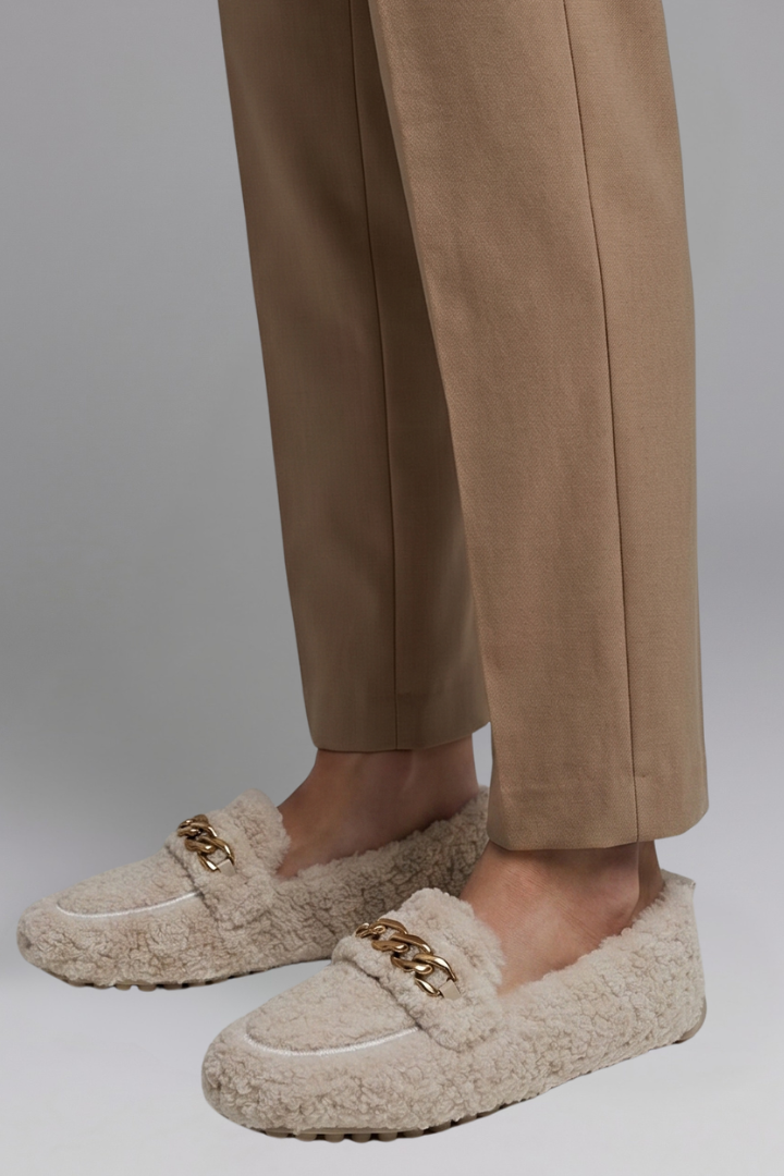 Slip-on loafers for everyday winter wear, product still life