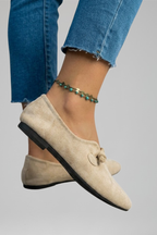 Women's slip-on loafers with cushioned insole