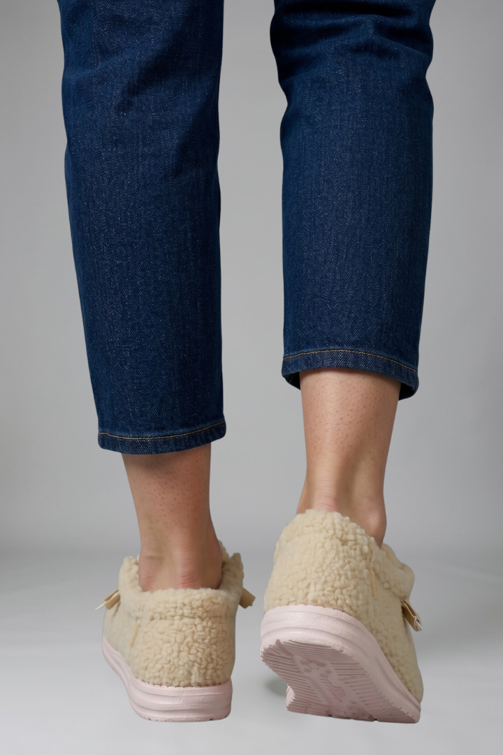 Slip-on loafers, top view