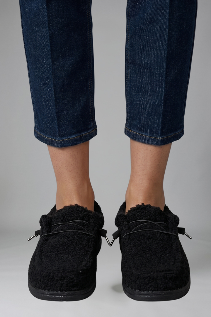Slip-on loafers, pair shown together