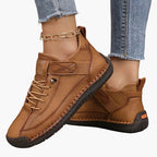 Women's black wide fit chunky trainers with a cushioned sole