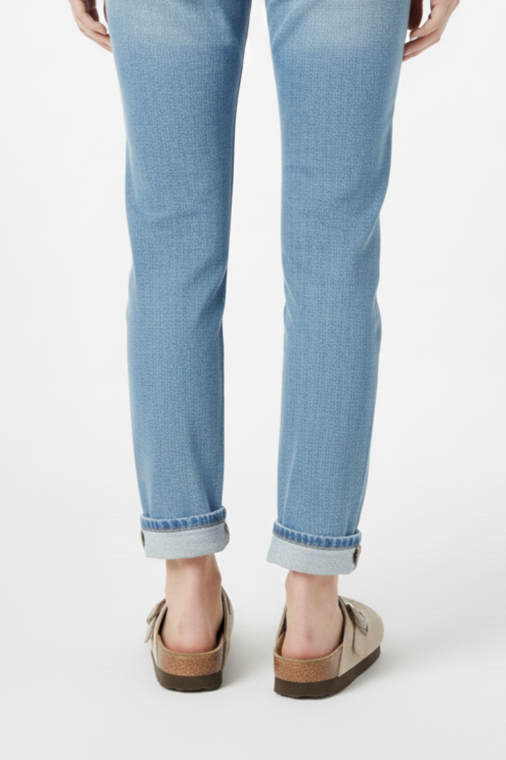 Beige slippers with wide straps and moulded footbed